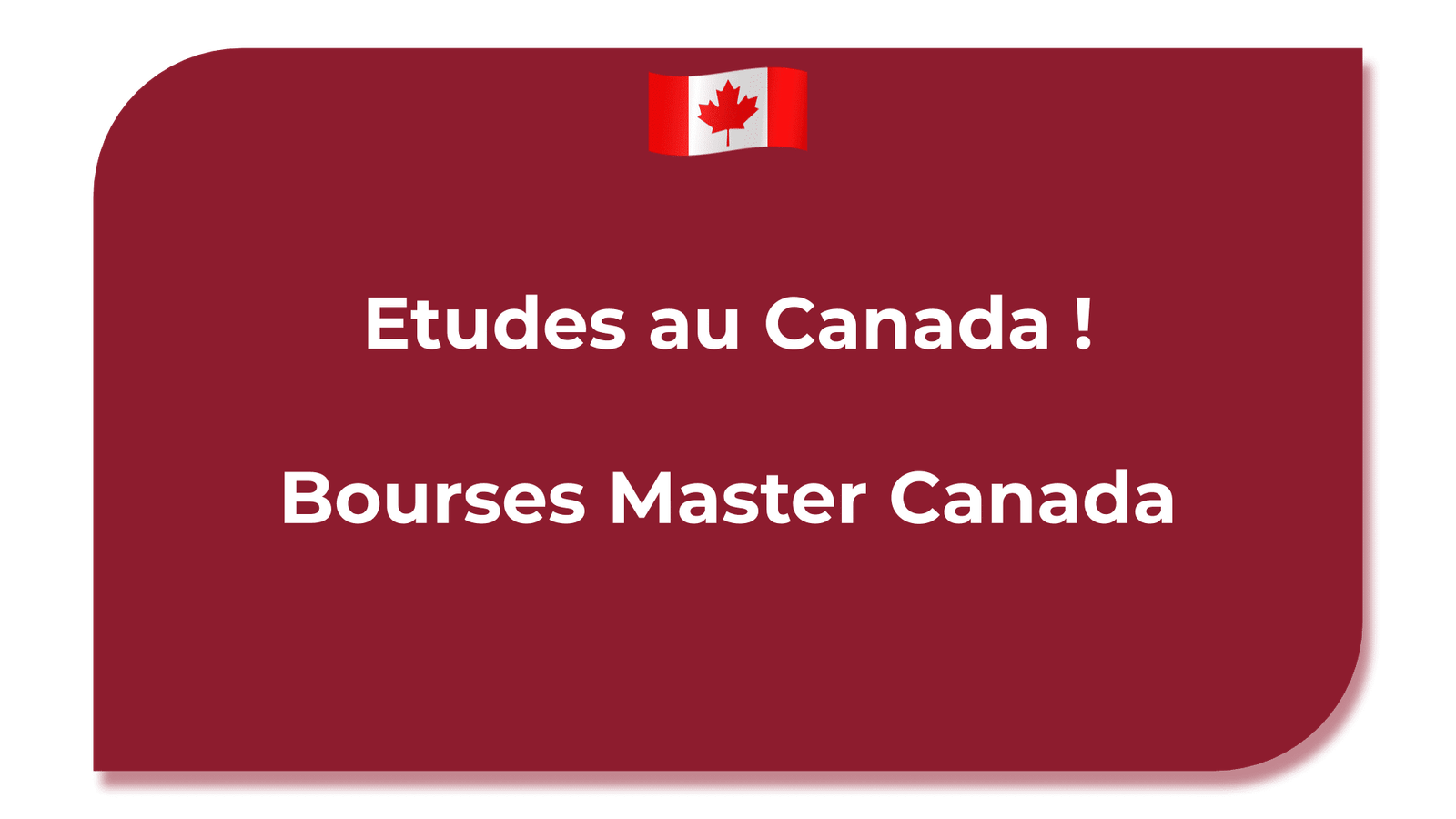 Bourses Master Canada
