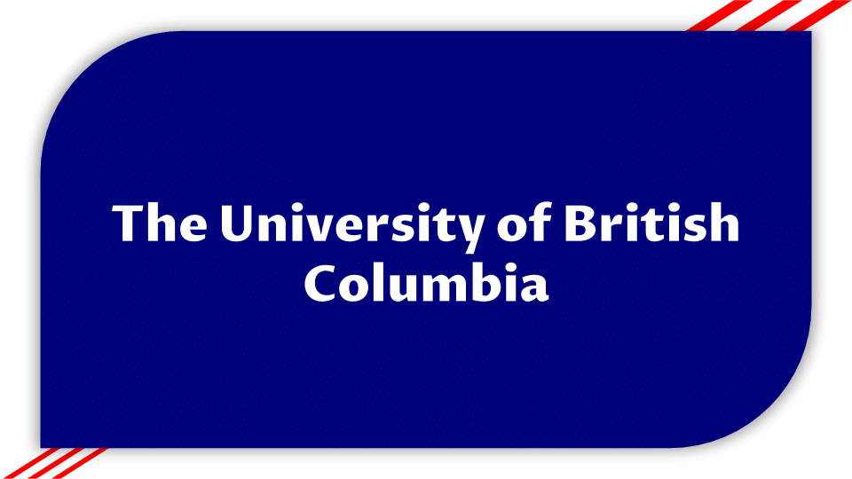 The University of British Columbia
