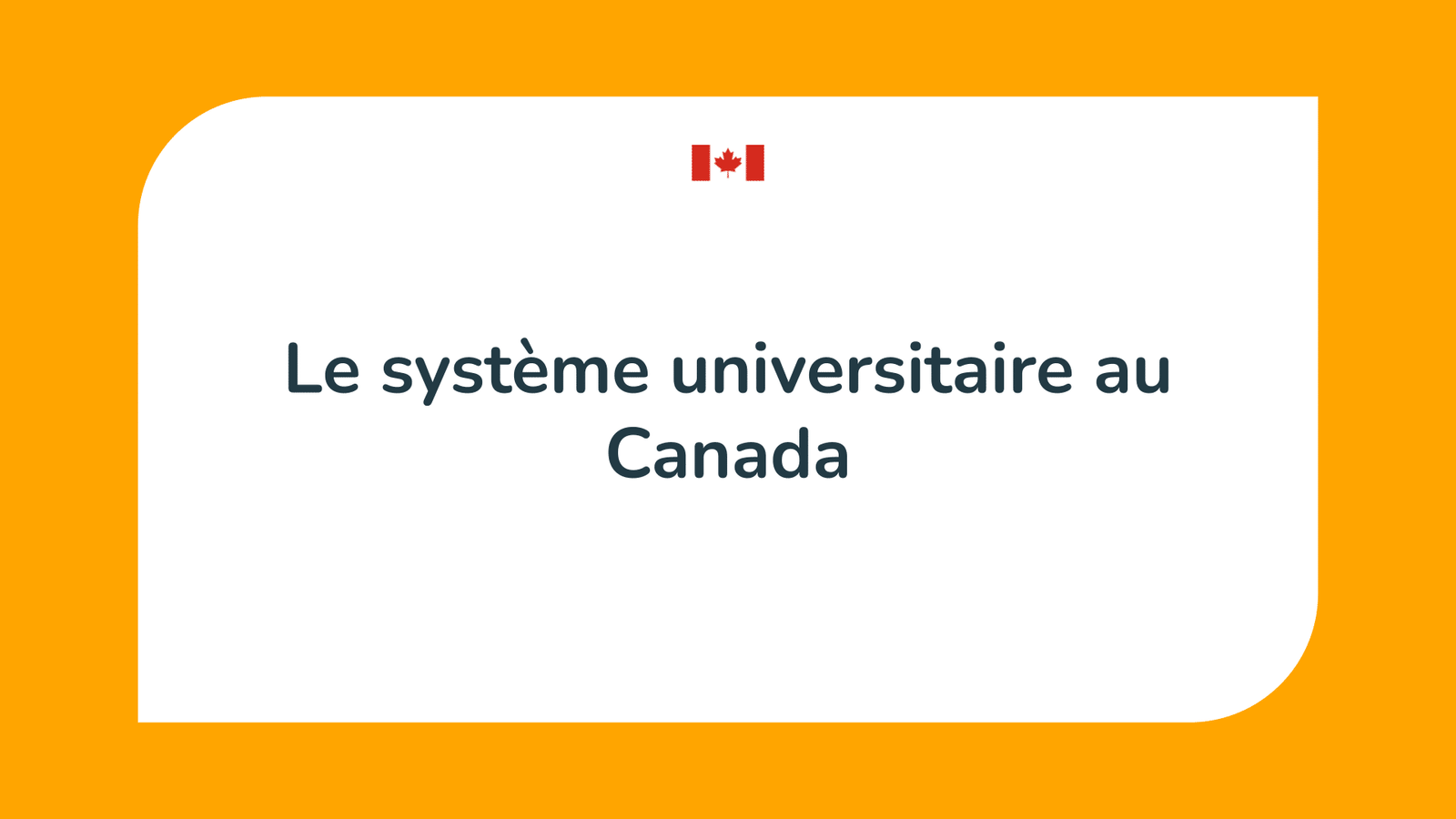 système universitaire au Canada