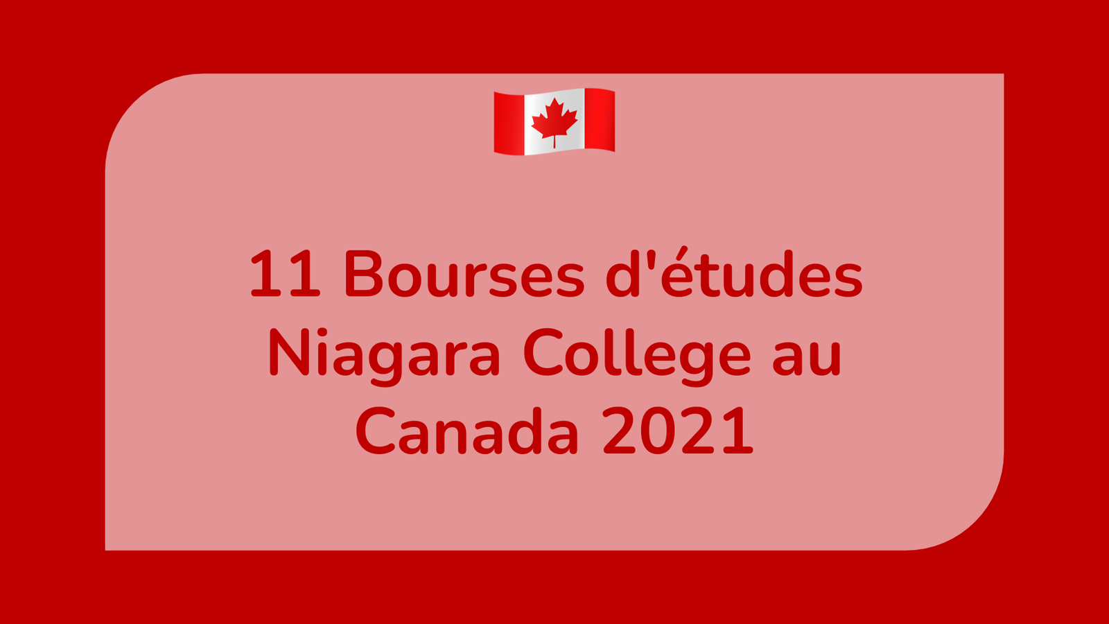 11 Bourses d'études Niagara College