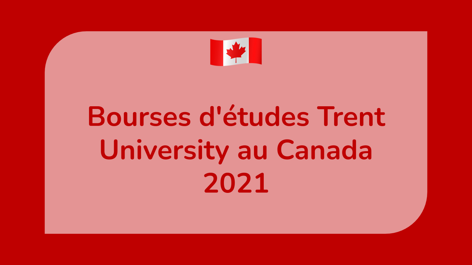 Bourses d'études Trent University
