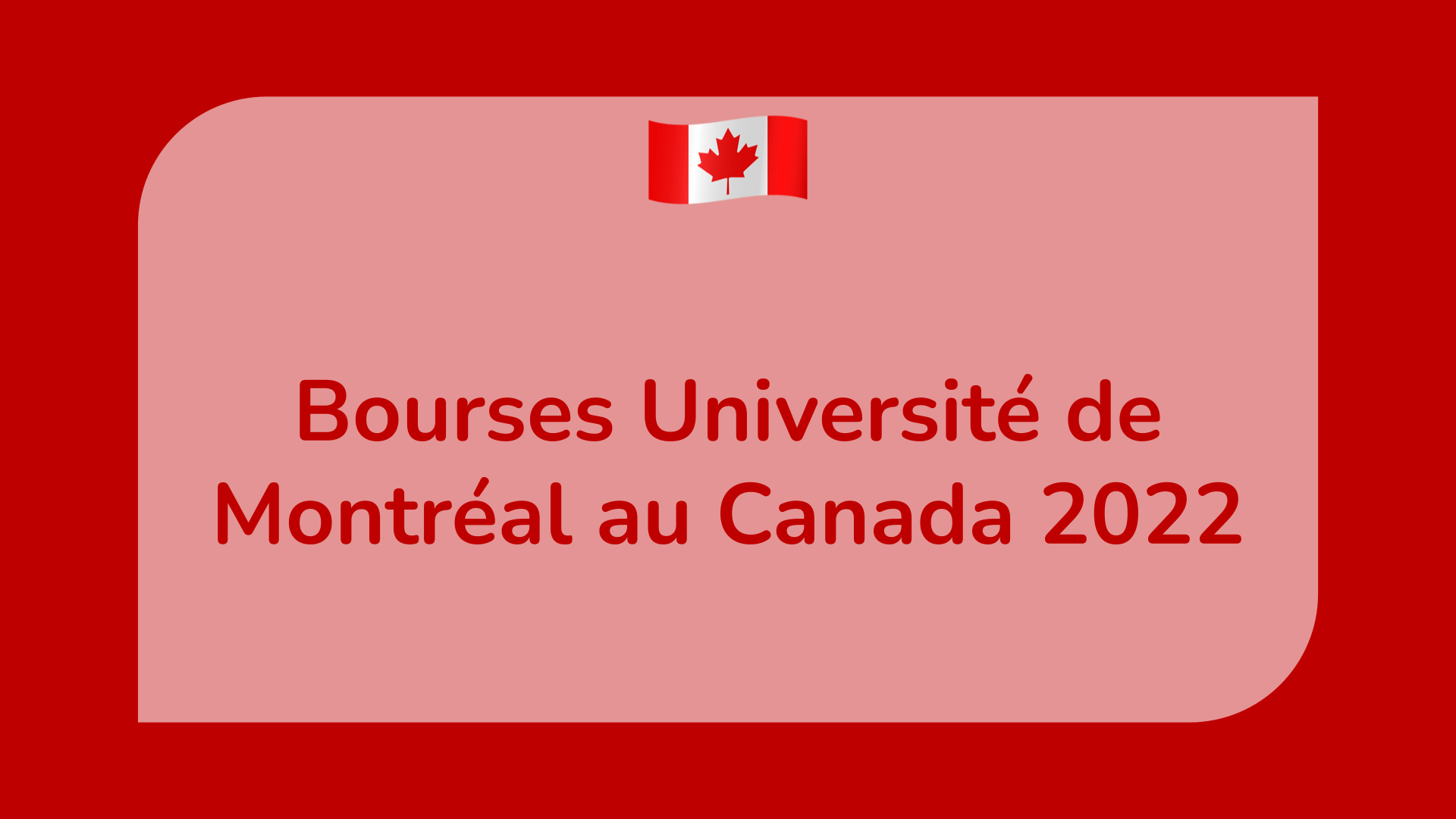 Bourses Universite De Montreal Au Canada 2022 Etudes Au Canada