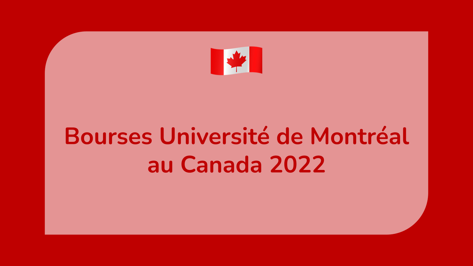 Bourses Université de Montréal