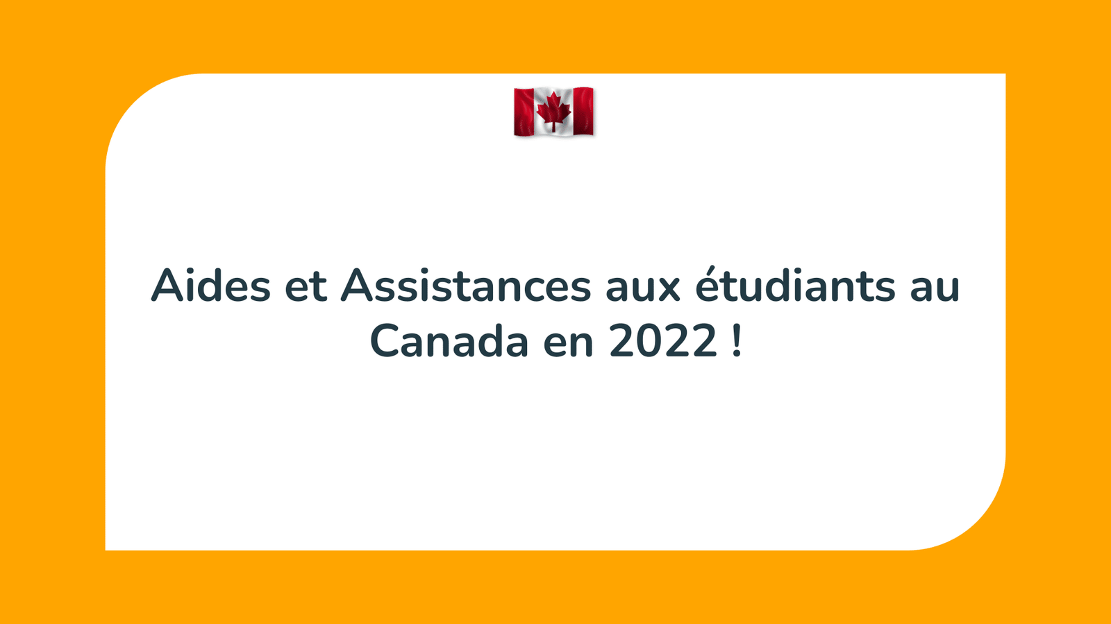 Aides et Assistances aux étudiants au Canada