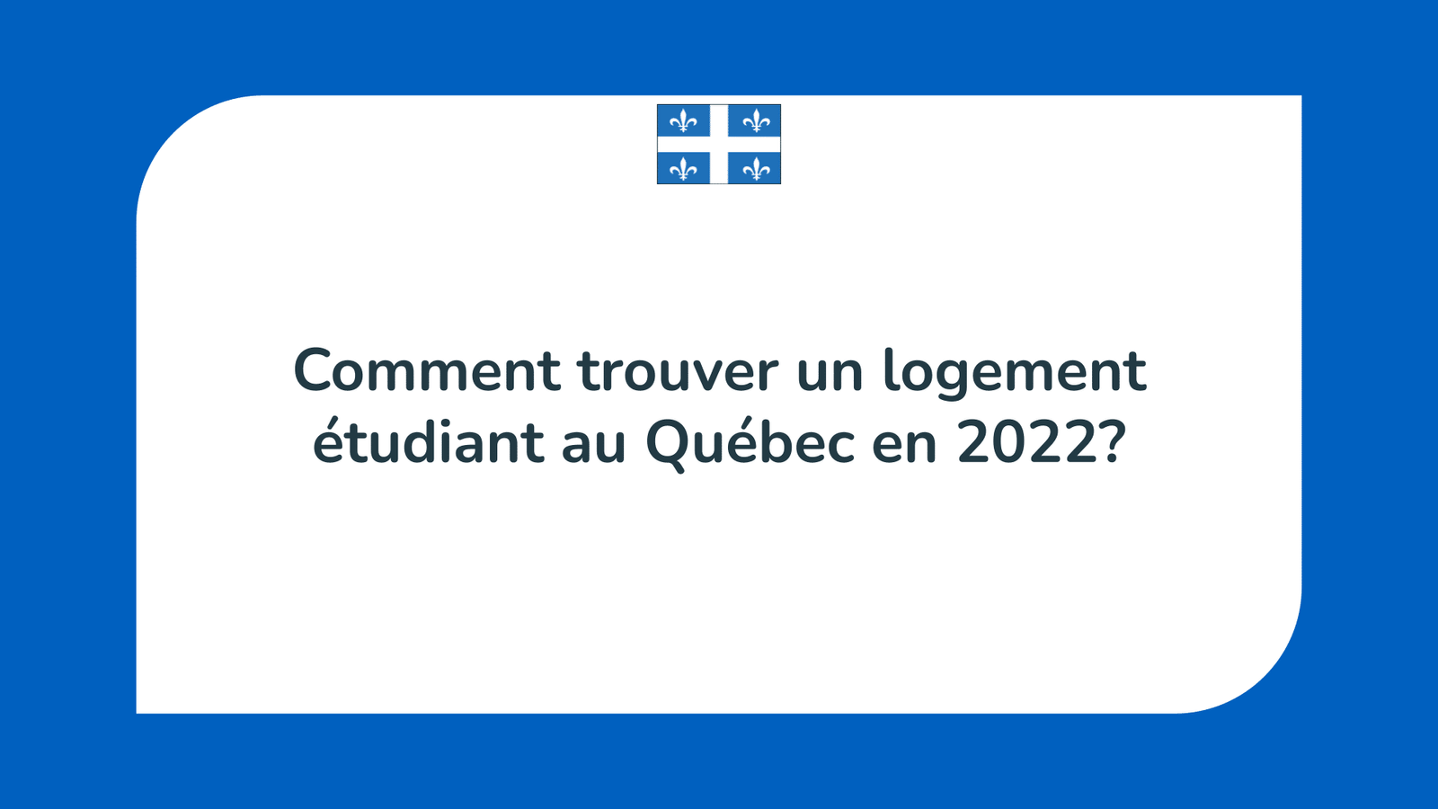 logement étudiant Québec