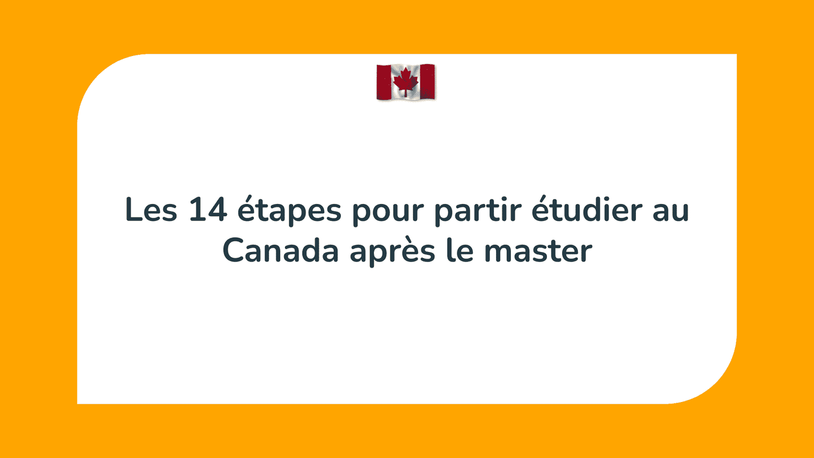 partir étudier au Canada après le master