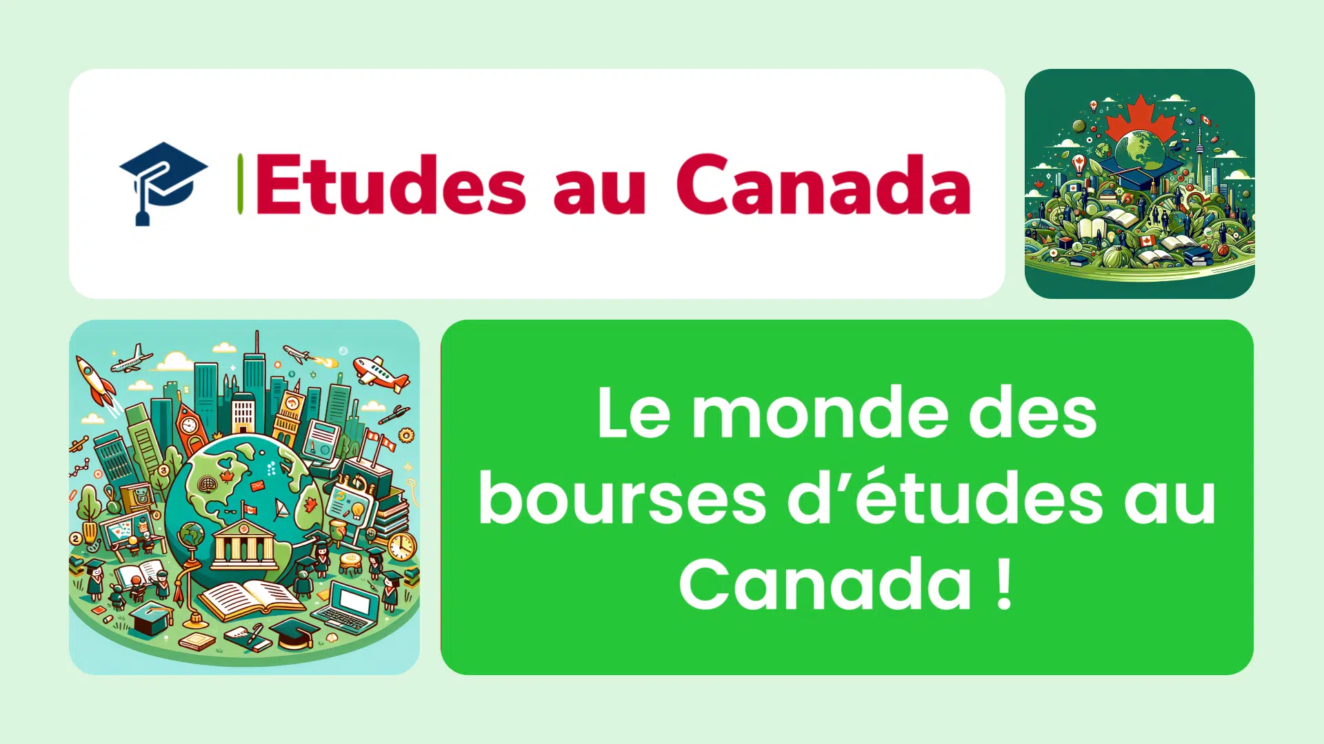 Le monde des bourses d'études universitaires au Canada !